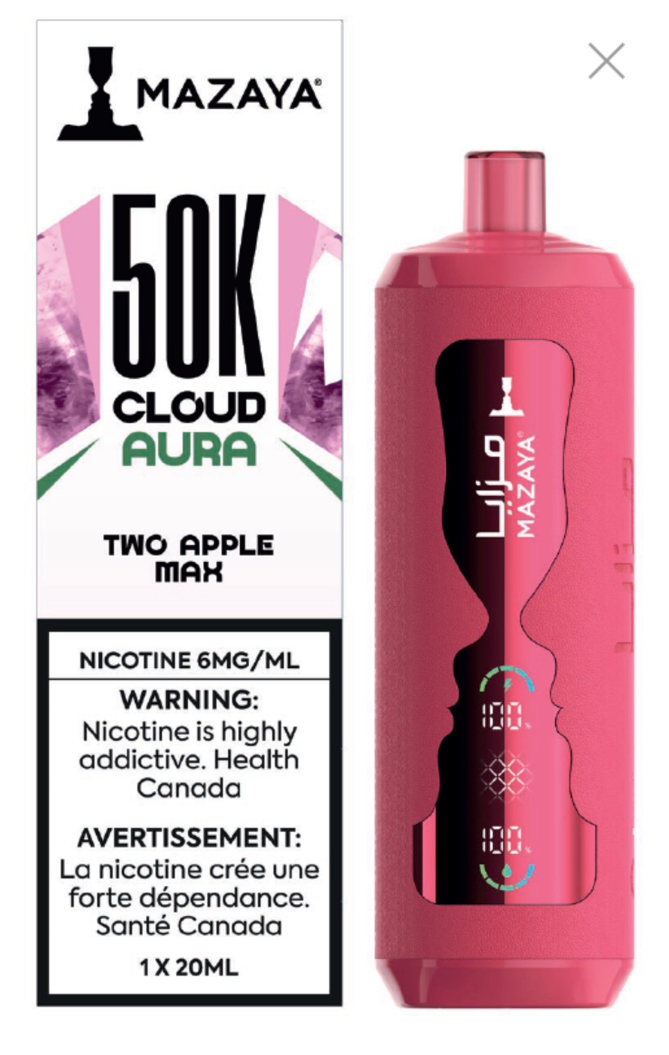 Mazaya 50K- TWO APPLE MAX
