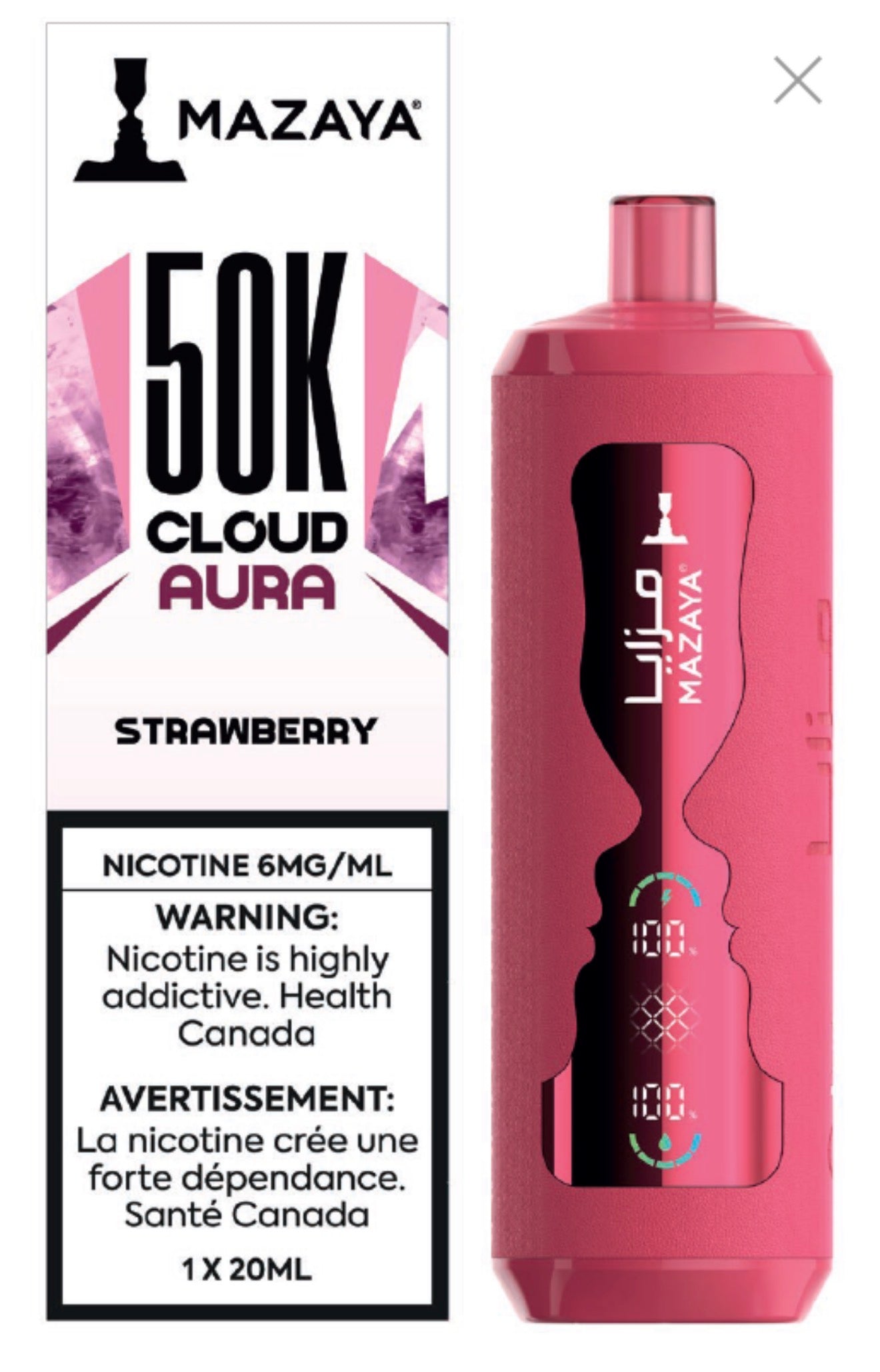 Mazaya 50K- STRAWBERRY