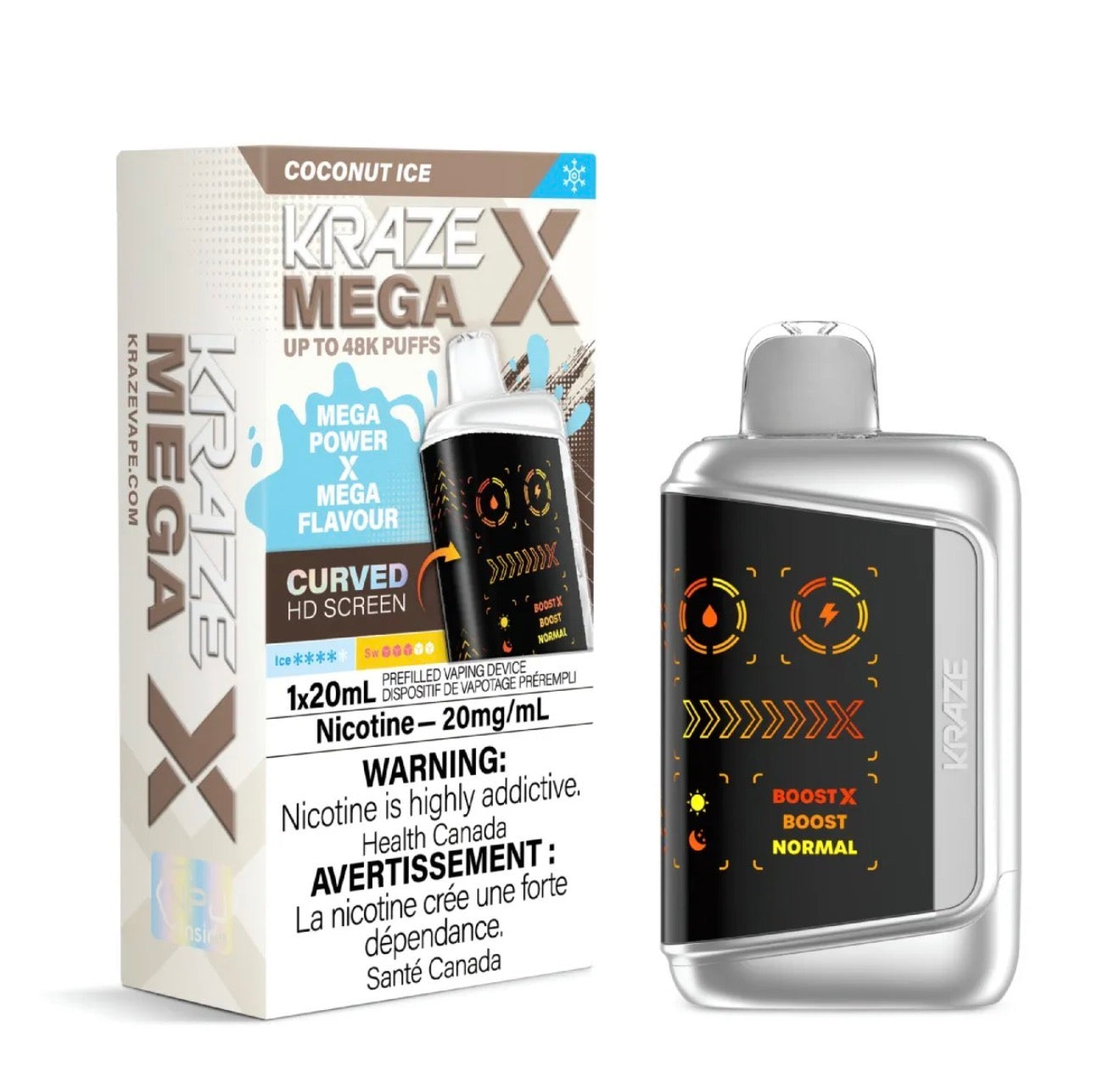 KRAZE MEGA 50K- COCONUT ICE