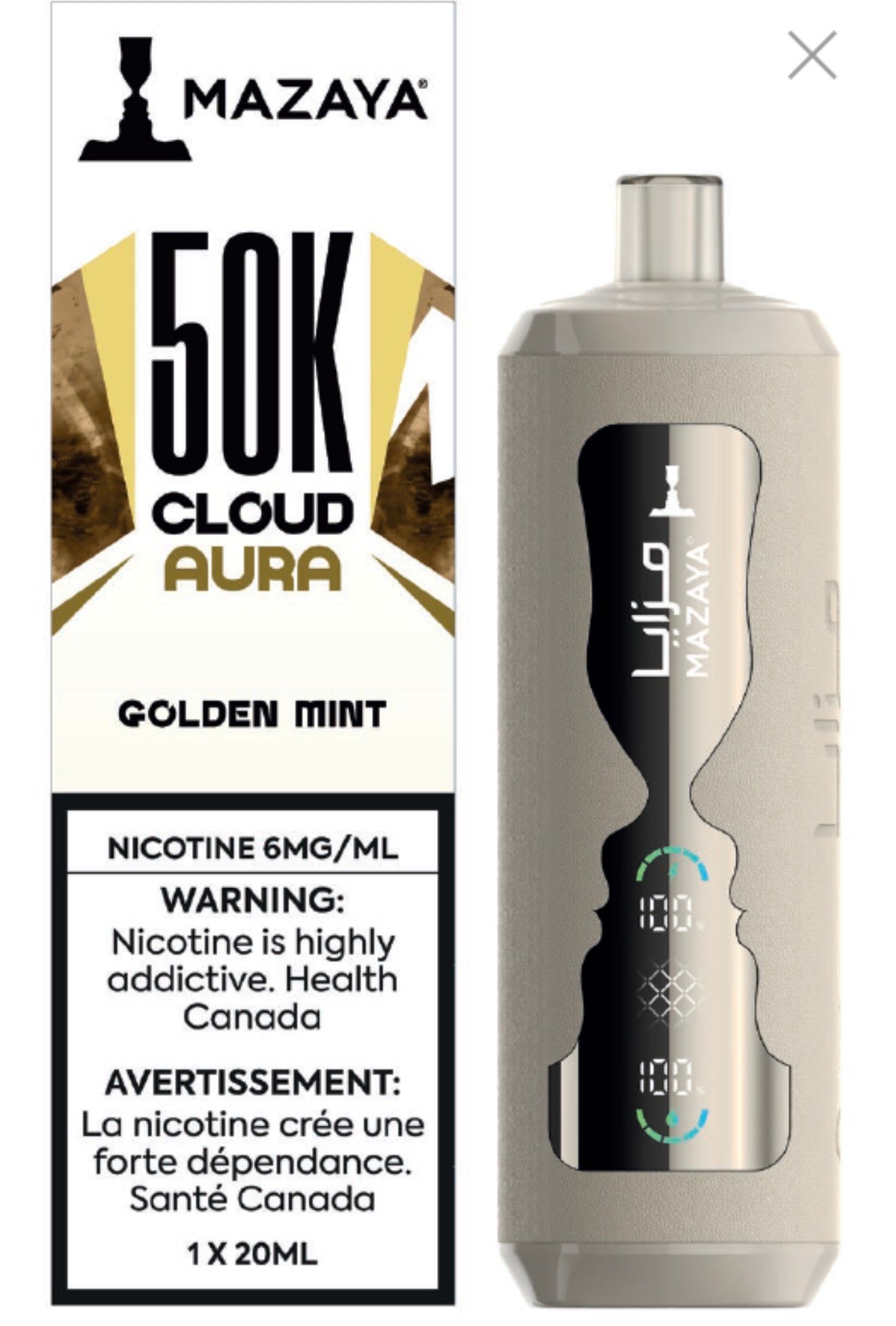 Mazaya 50K- GOLDEN MINT
