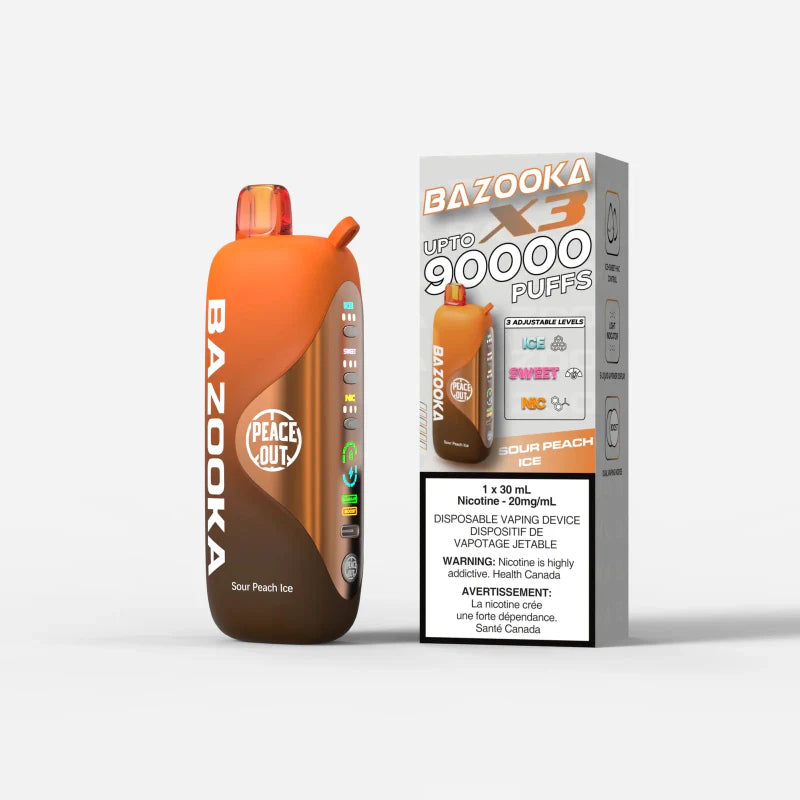 BAZOOKA 90K - PEACH ICE