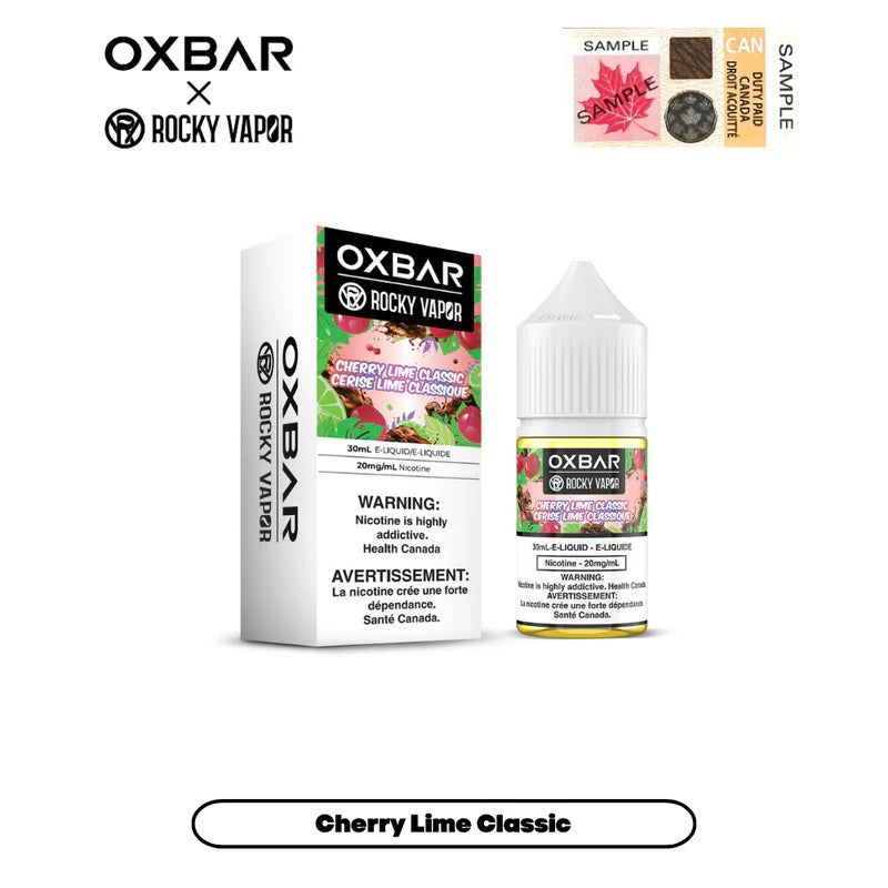 Rocky Vapor x Oxbar E-Liquids - Cherry Classic