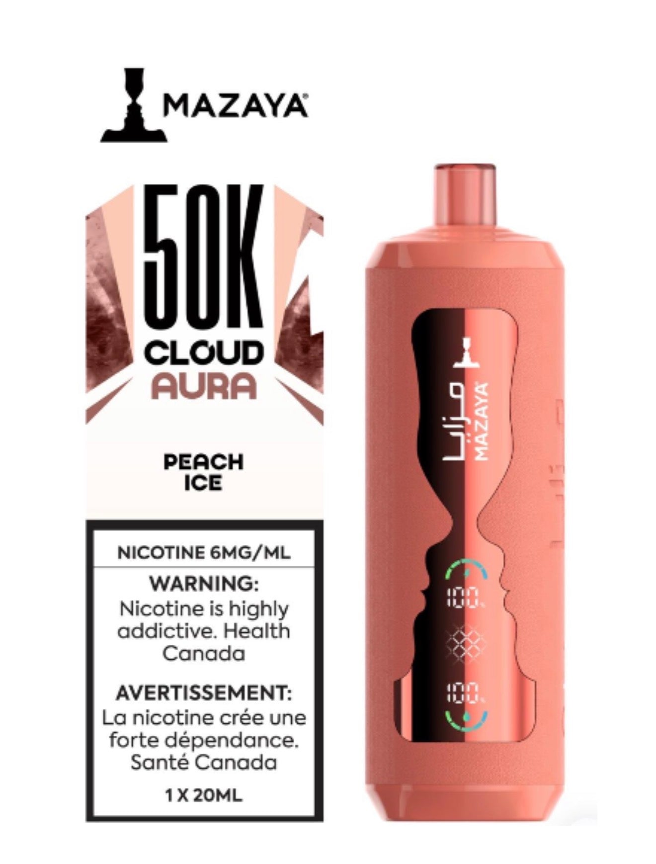 Mazaya 50K- PEACH ICE