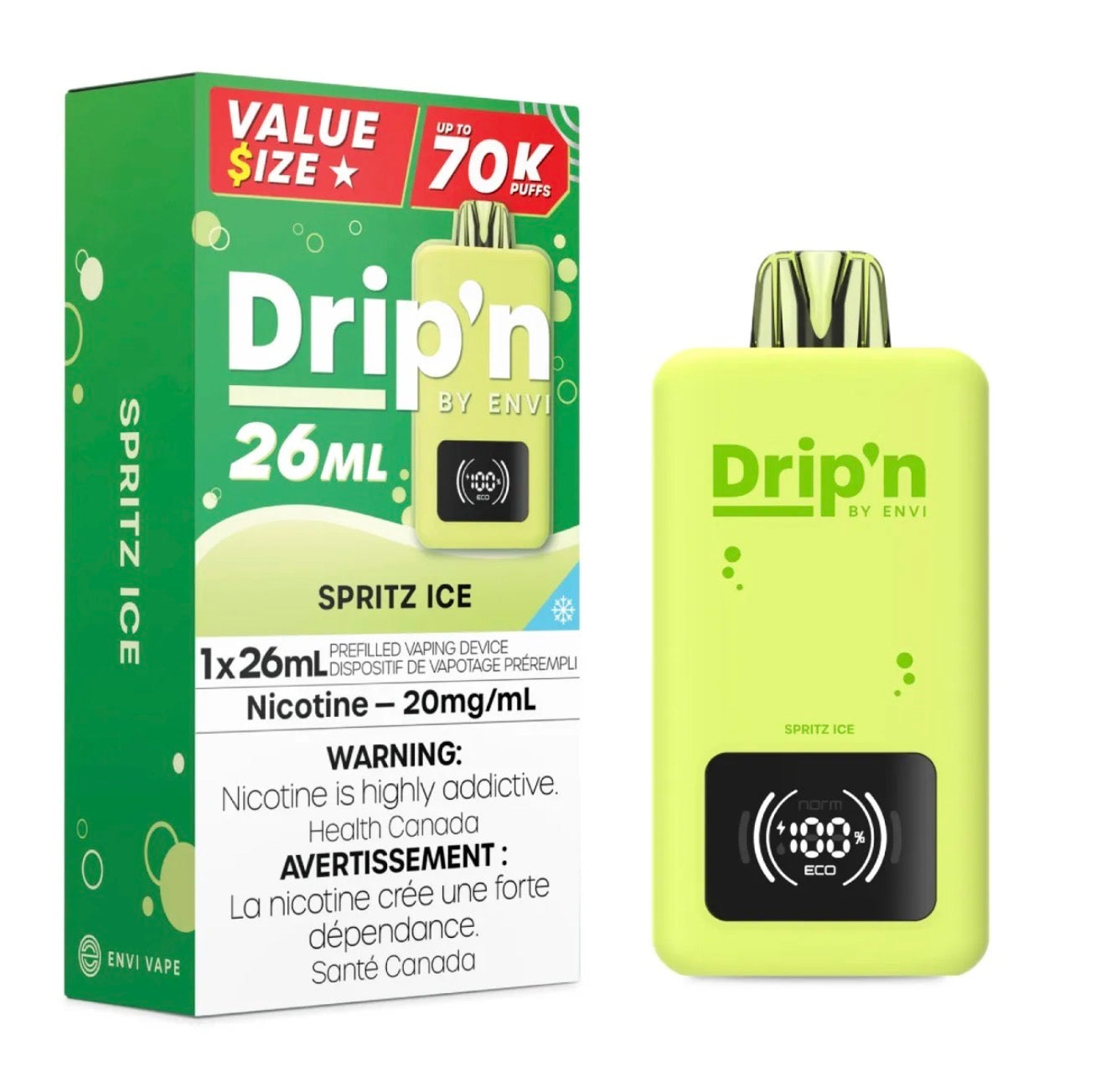 Drip’n 70K- SPRITZ ICE