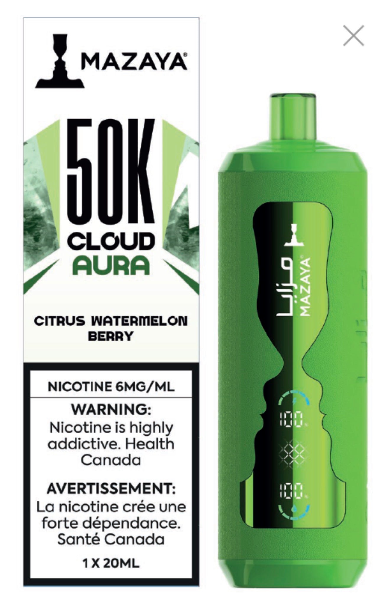 Mazaya 50k- CITRUS WATERMELON BERRY