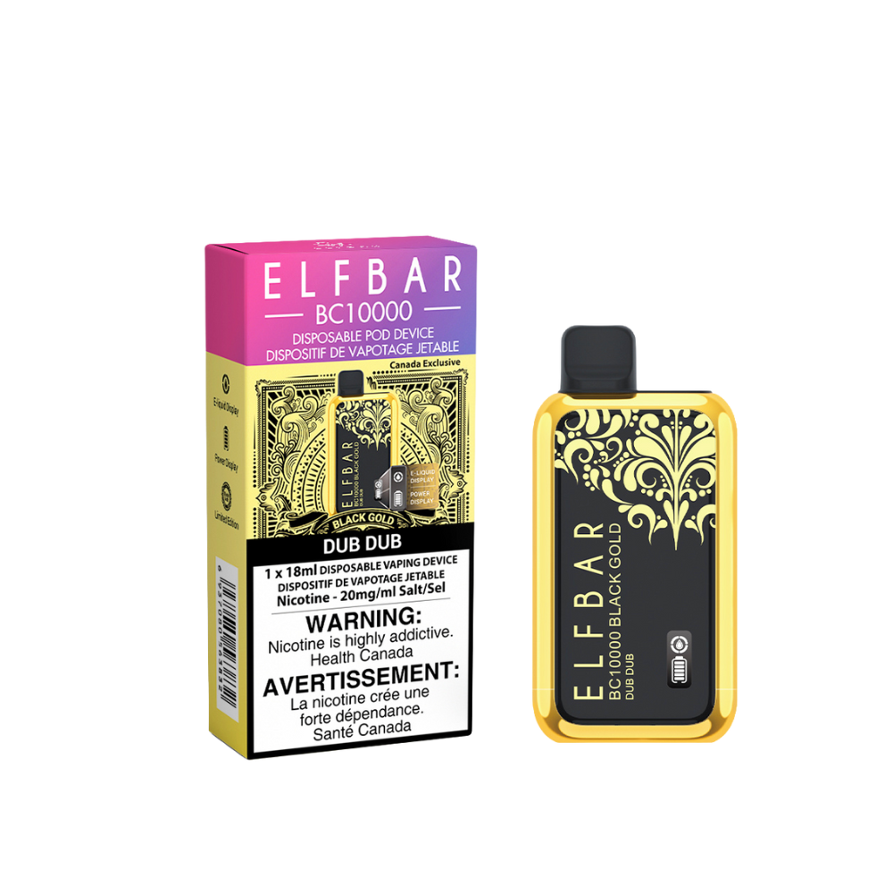 ELF BAR BC10K - BLACK GOLD, DUB DUB
