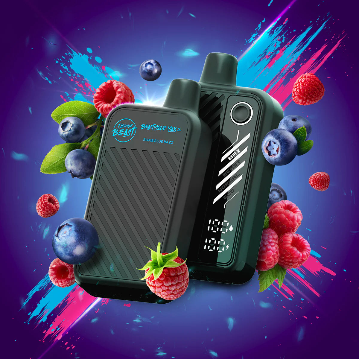 FLAVOUR BEAST MODE MAX2 50K - BOMB BLUE RAZZ