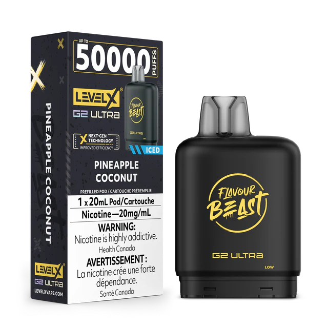 FLAVOUR BEAST G2 ULTRA POD 50K - PINEAPPLE COCONUT ICE