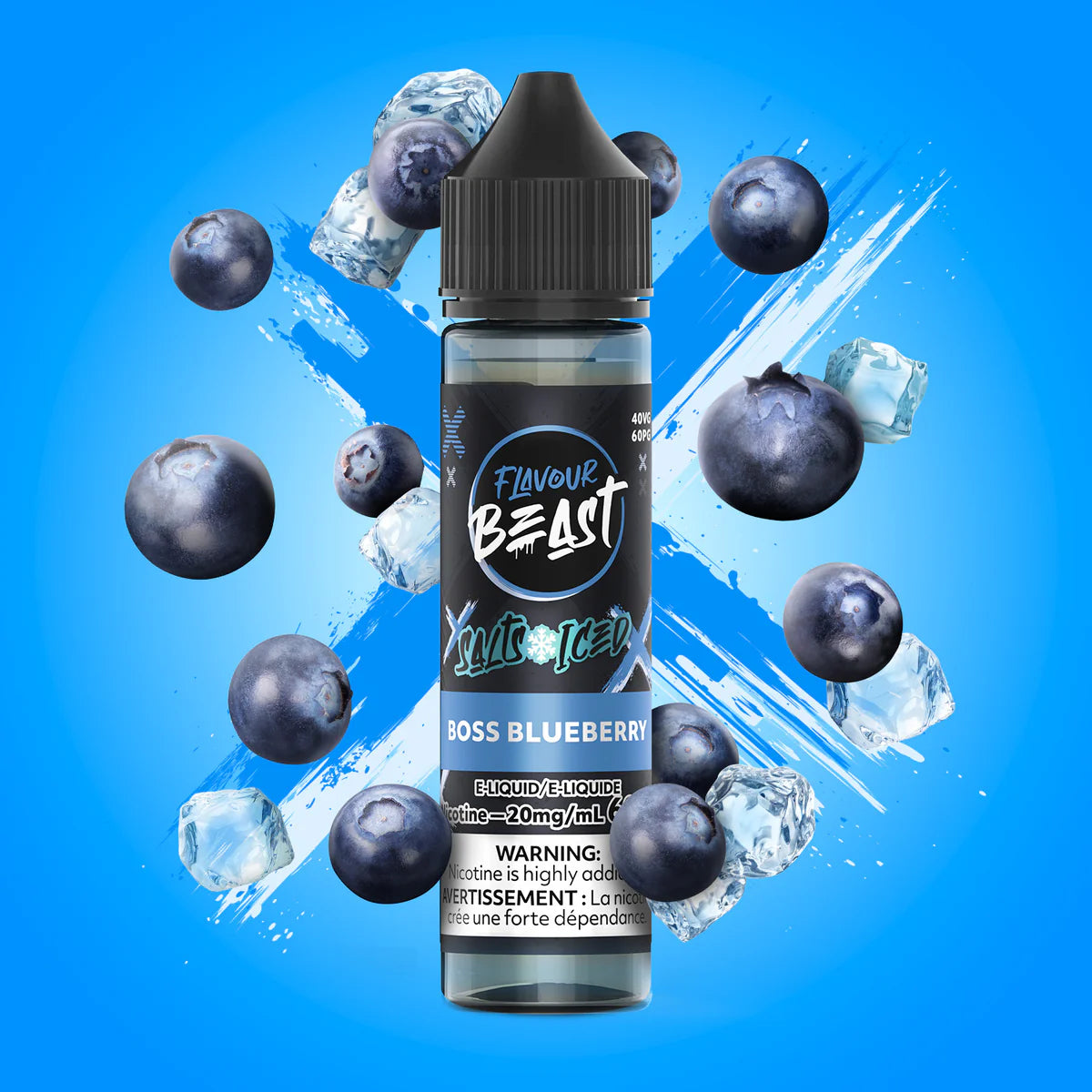 FLAVOUR BEAST 60ML - BOSS BLUEBERRY ICE