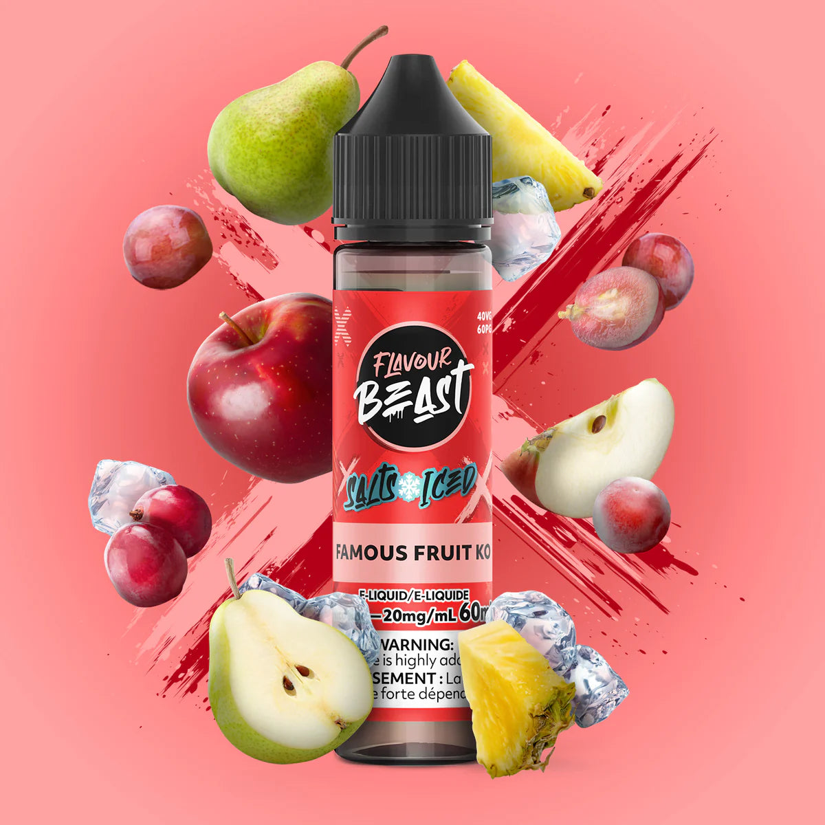 FLAVOUR BEAST 60ML - FAMOUS FRUIT KO ICE