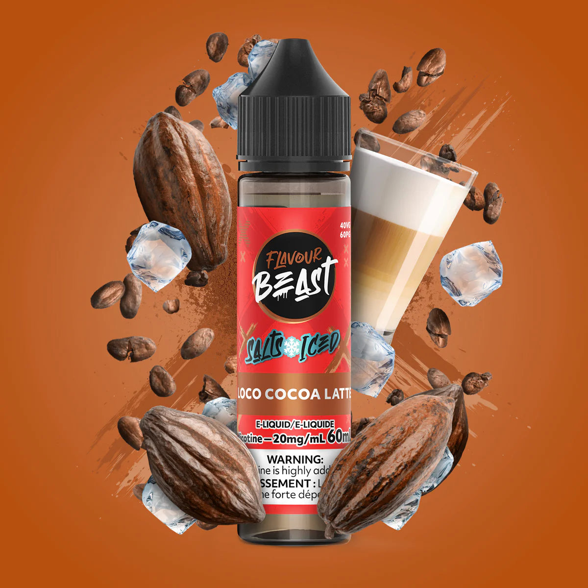 FLAVOUR BEAST 60ML - LOCO COCOA LATTE ICE