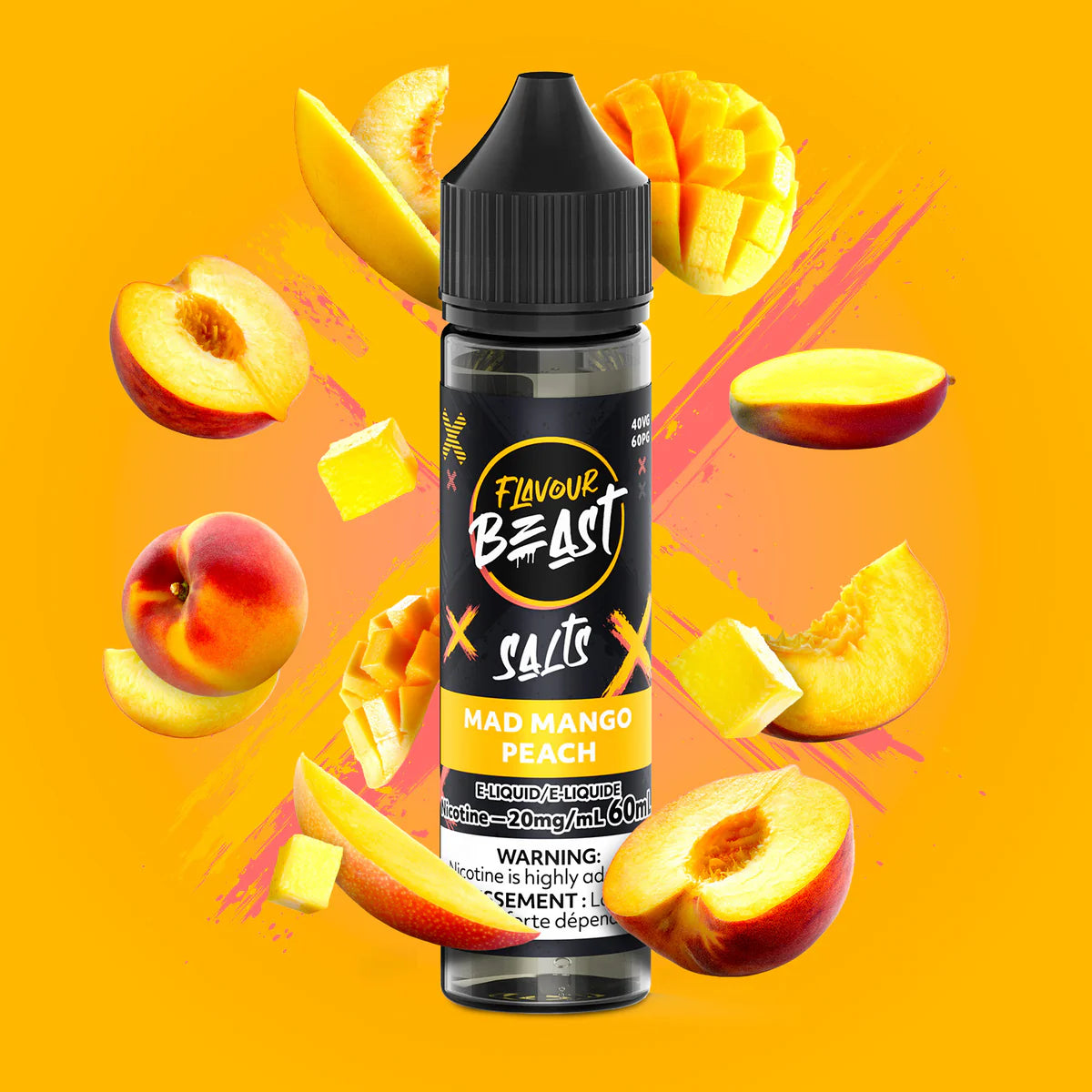 FLAVOUR BEAST 60ML - MAD MANGO PEACH