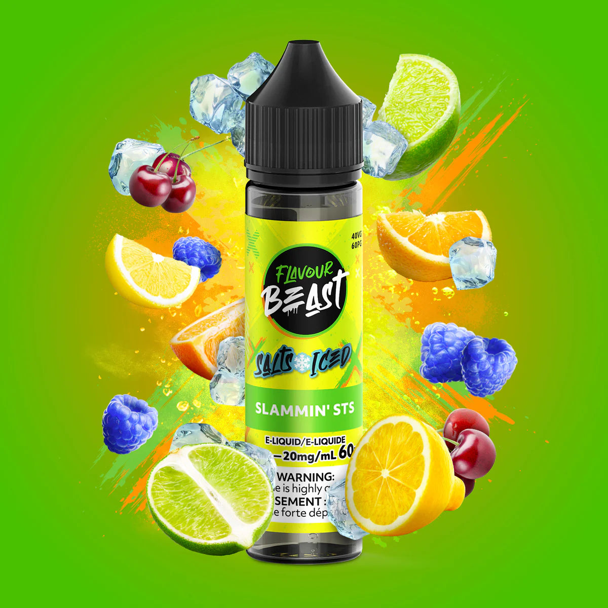 FLAVOUR BEAST 60ML - SLAMMIN STS ICE