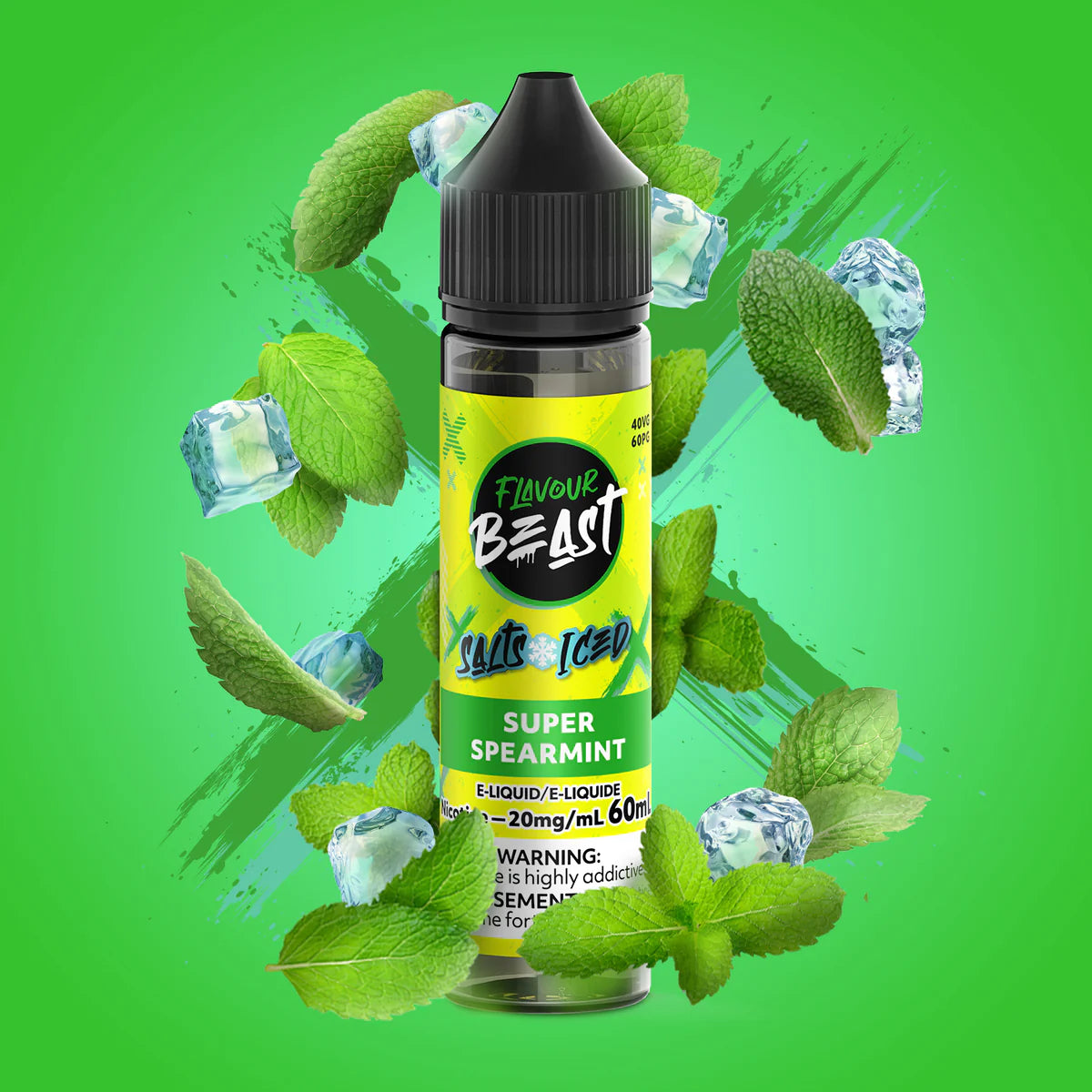 FLAVOUR BEAST 60ML - SUPER SPEARMINT ICE