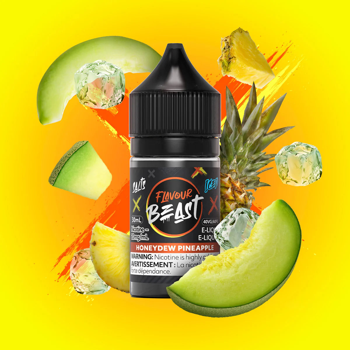 FLAVOUR BEAST 30ML - HONEYDEW PINEAPPLE ICE