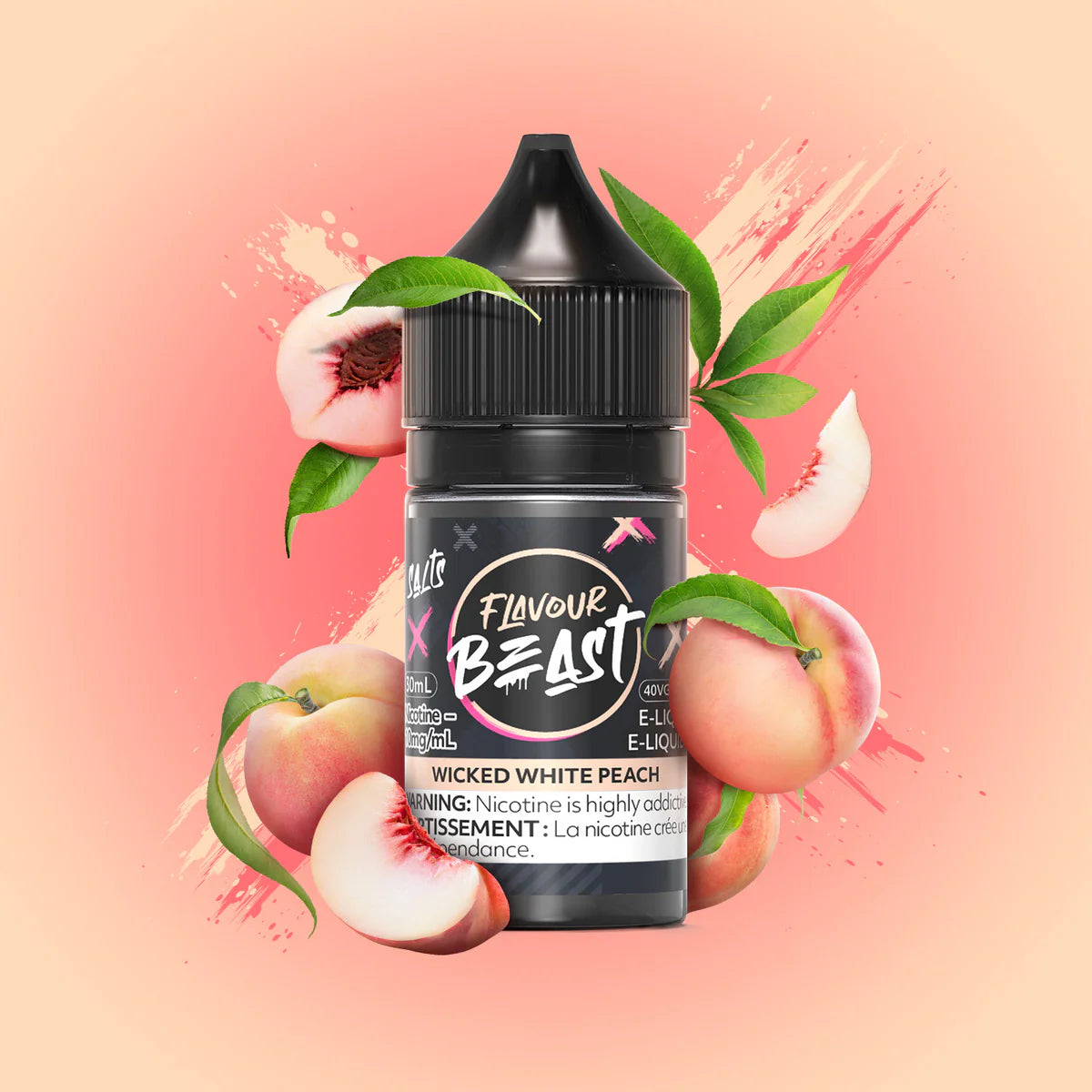 FLAVOUR BEAST 30ML - WICKER WHITE PEACH