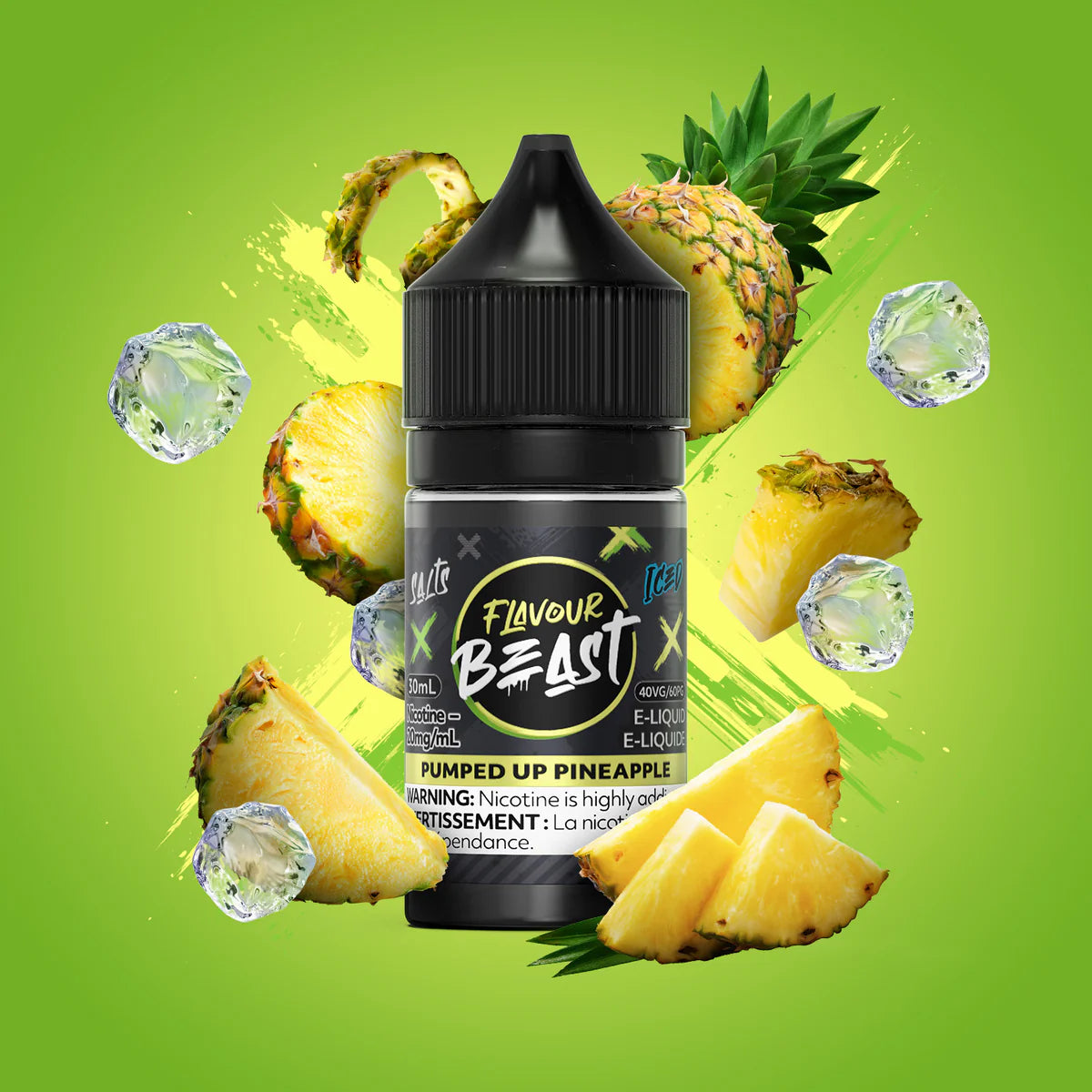 FLAVOUR BEAST 30ML - PUMPED UP PINEAPPLE ICE