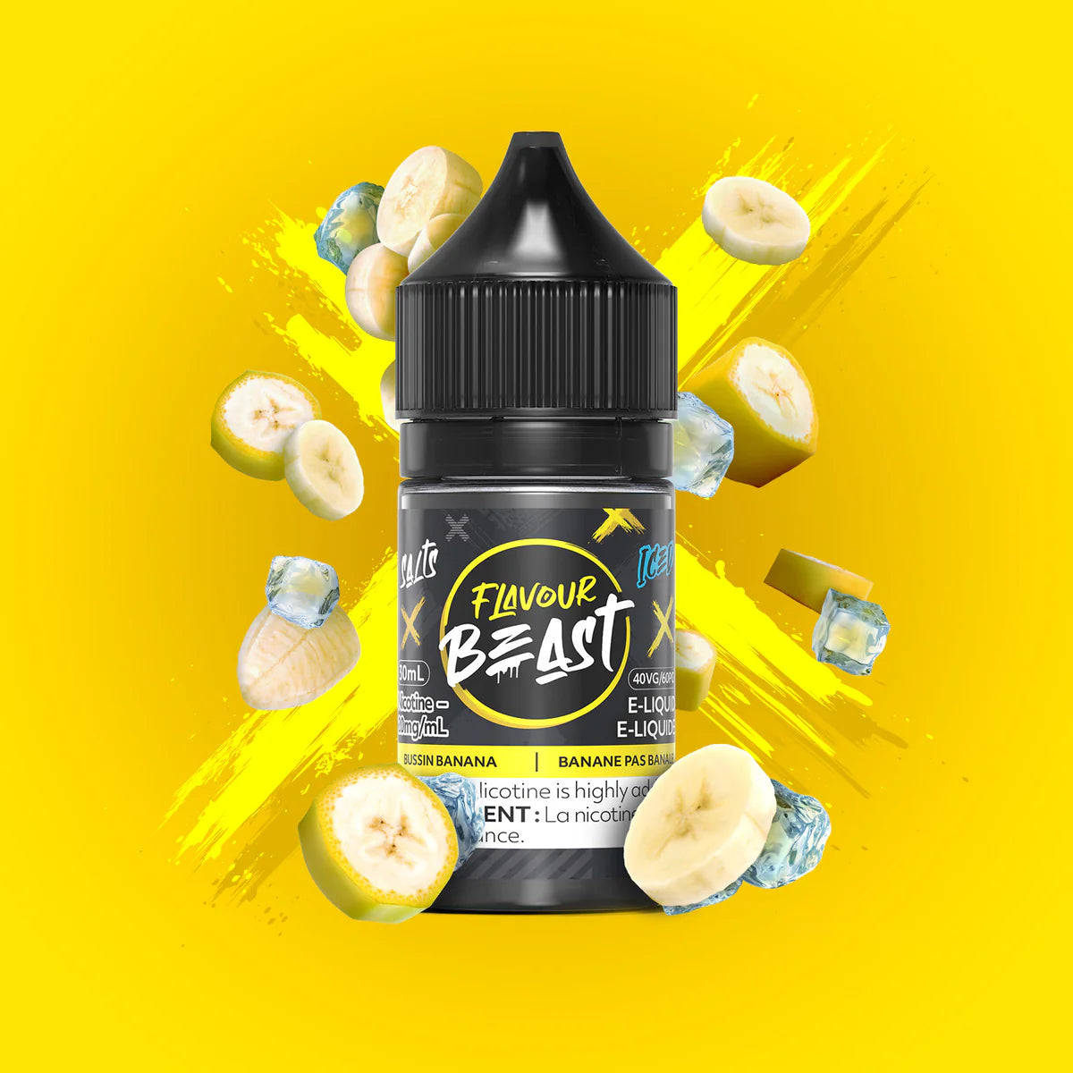 FLAVOUR BEAST 30ML - BUSSIN BANANA ICE