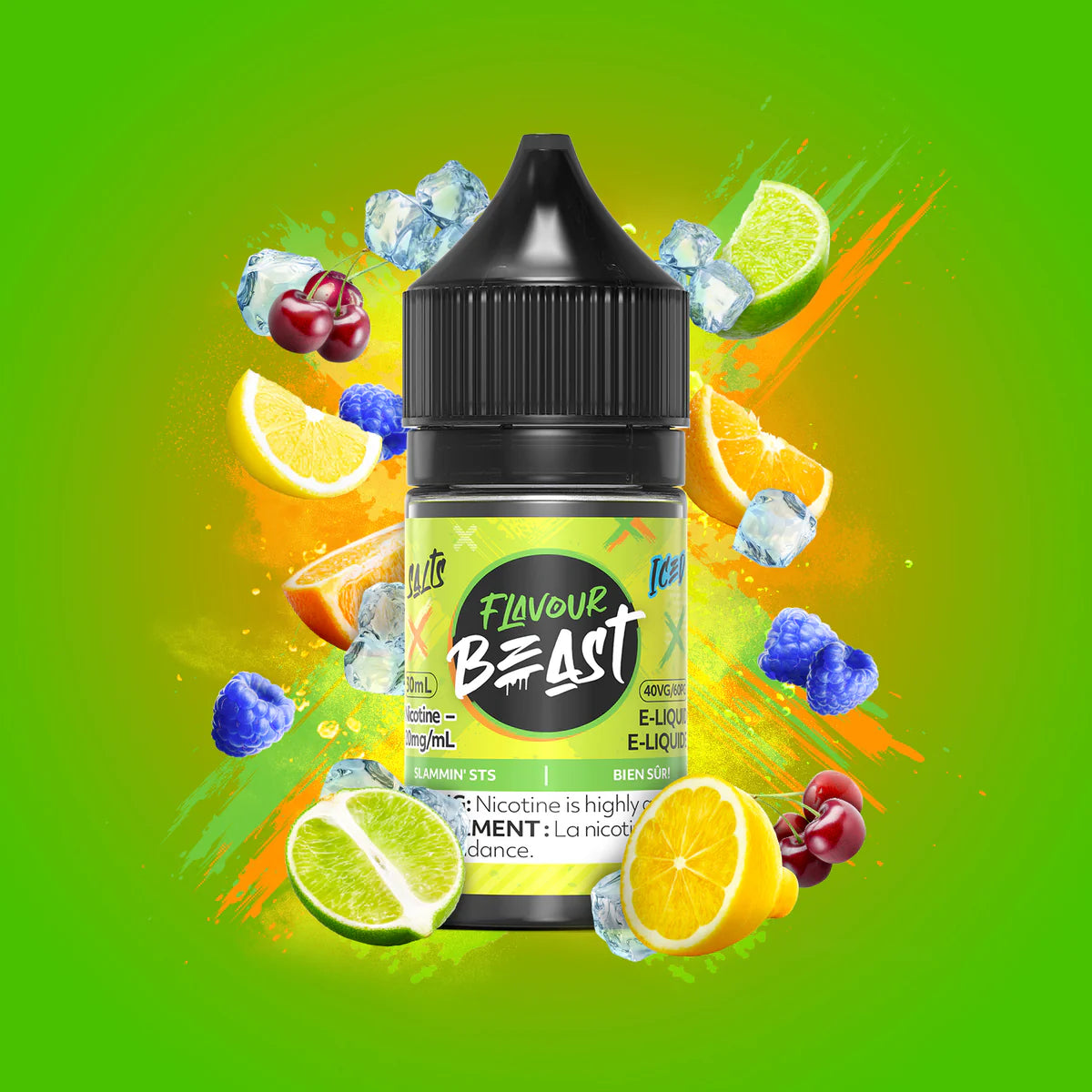 FLAVOUR BEAST 30ML - SLAMMIN STS ICE