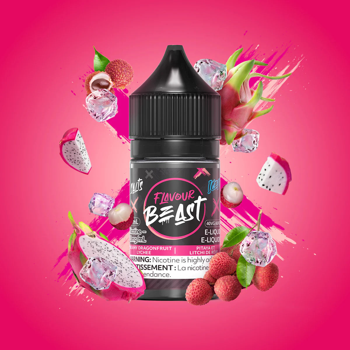 FLAVOUR BEAST 30ML - DREAMY DRAGON FRUIT LYCHEE ICE