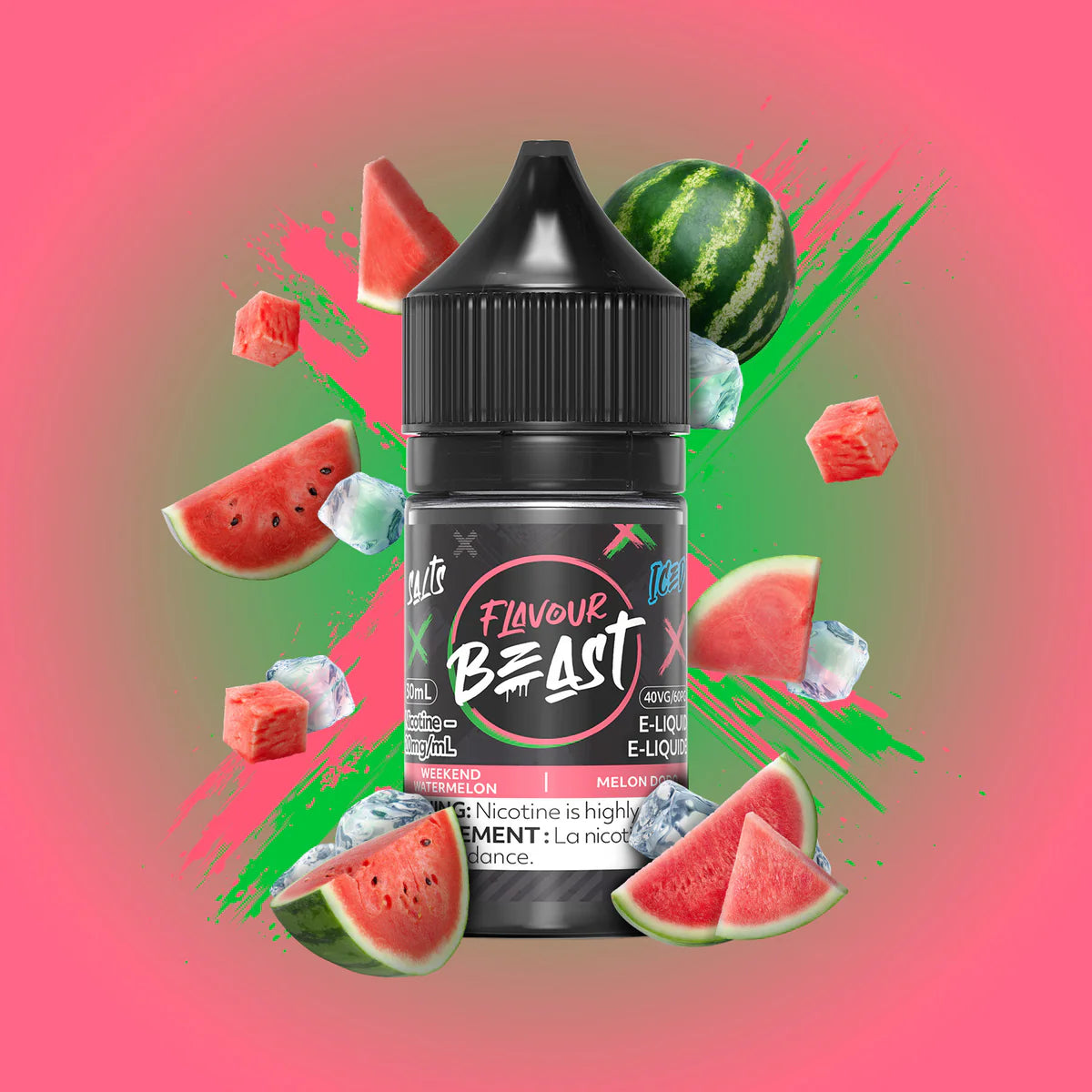 FLAVOUR BEAST 30ML - WEEKEND WATERMELON ICE