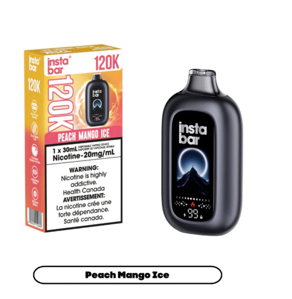instabar 120K- PEACH MANGO ICE