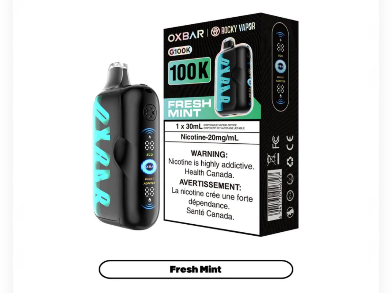 OXBAR 100K- FRESH MINT