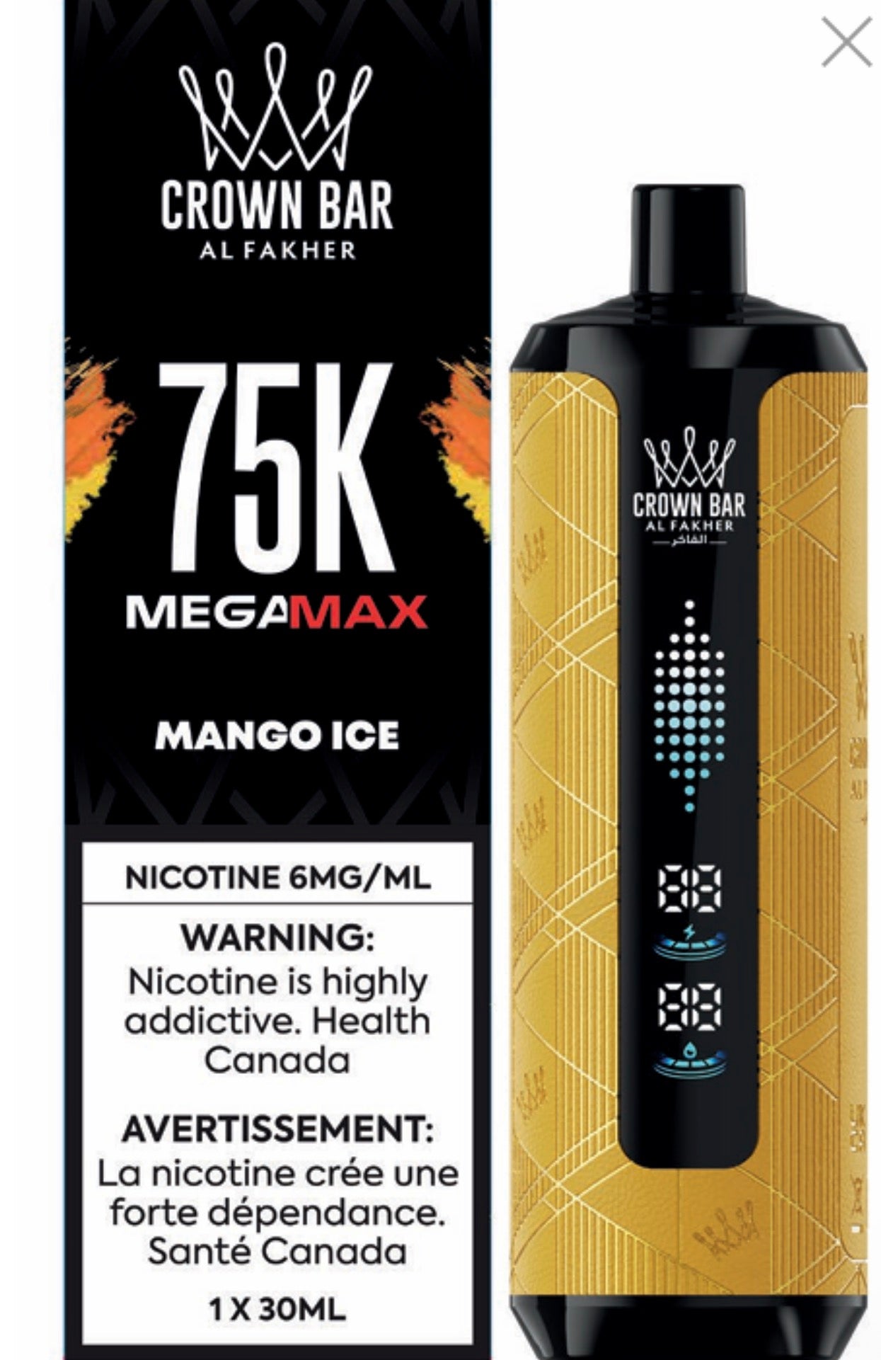 ALFAHKER 75K- MANGO ICE