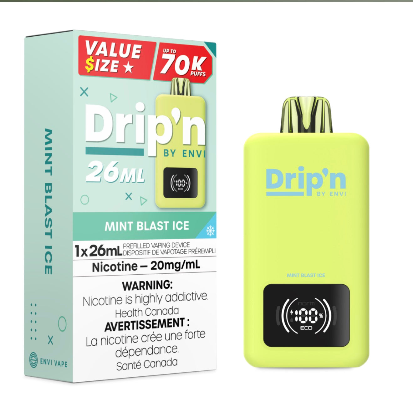 Drip’n 70K-MINT BLAST ICE