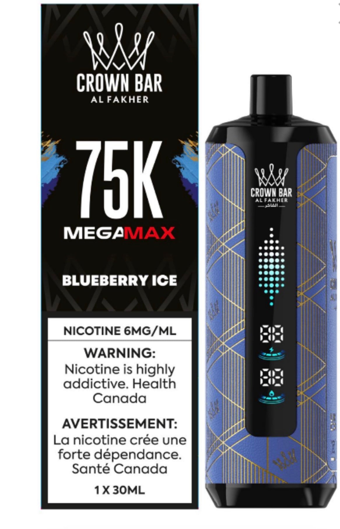 ALFAKHER 75K- BLUEBERRY ICE