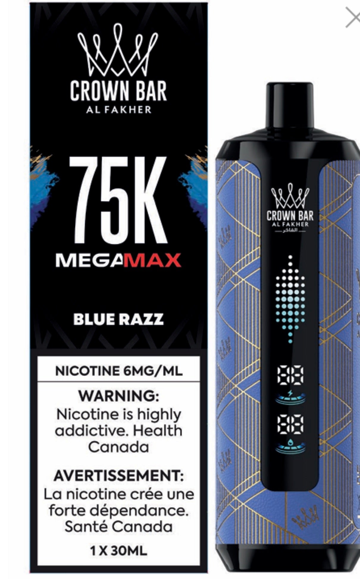 ALFAHKER 75K- Bluerazz