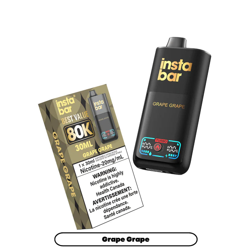 INSTABAR 80K - GRAPE GRAPE
