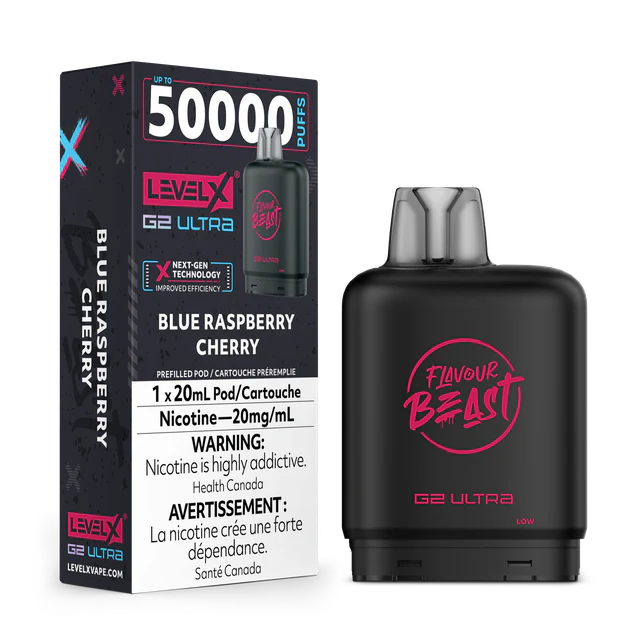 FLAVOURBEAST G2 ULTRA POD 50K - BLUE RASBERRY CHERRY