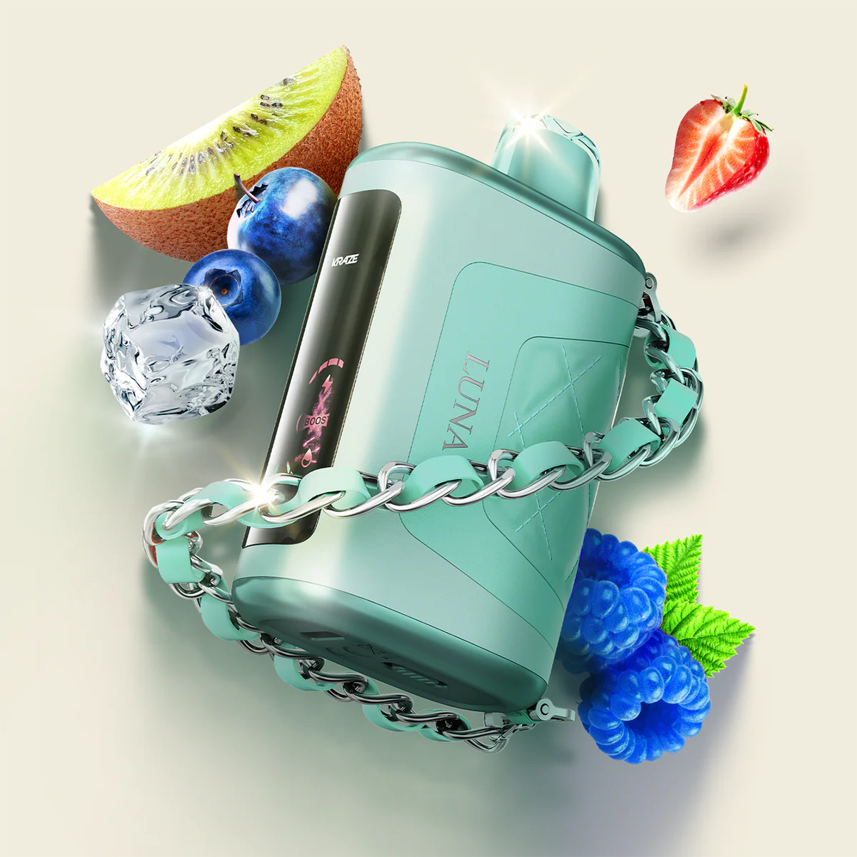 KRAZE LUNA 42K - BLUE RAZZ STRAWBERRY KIWI ICE