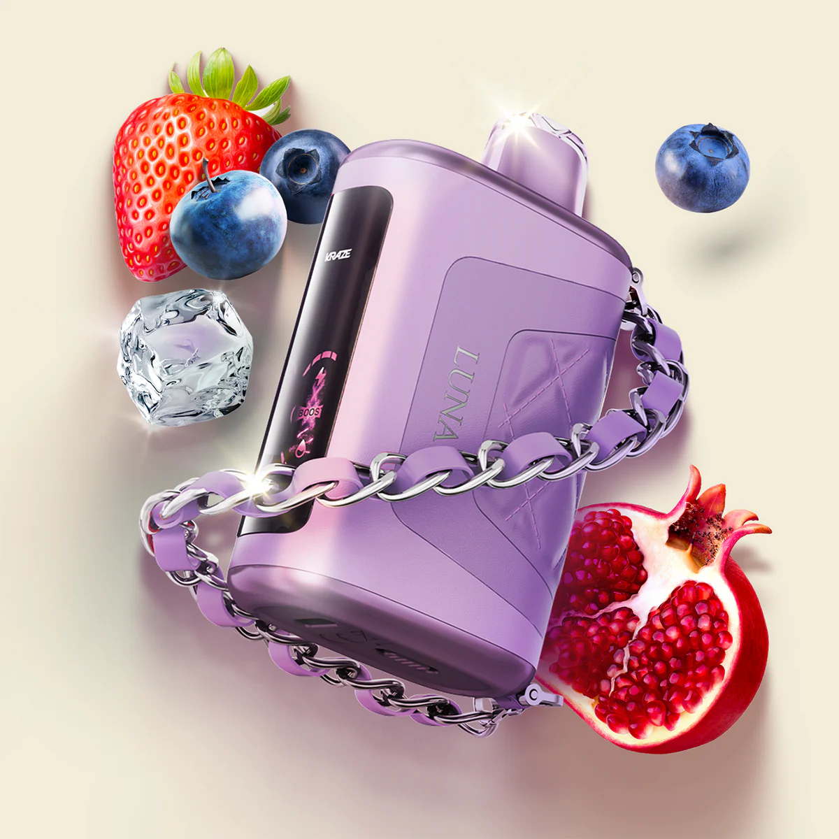KRAZE LUNA 42K - BLUEBERRY STRAWBERRY POMEGRANATE ICE
