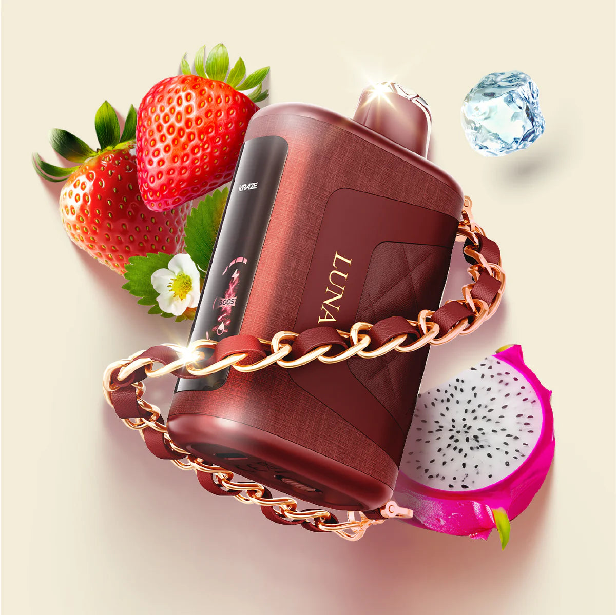 KRAZE LUNA 42K - SASSY STRAWBERRY DRAGONFRUIT ICE