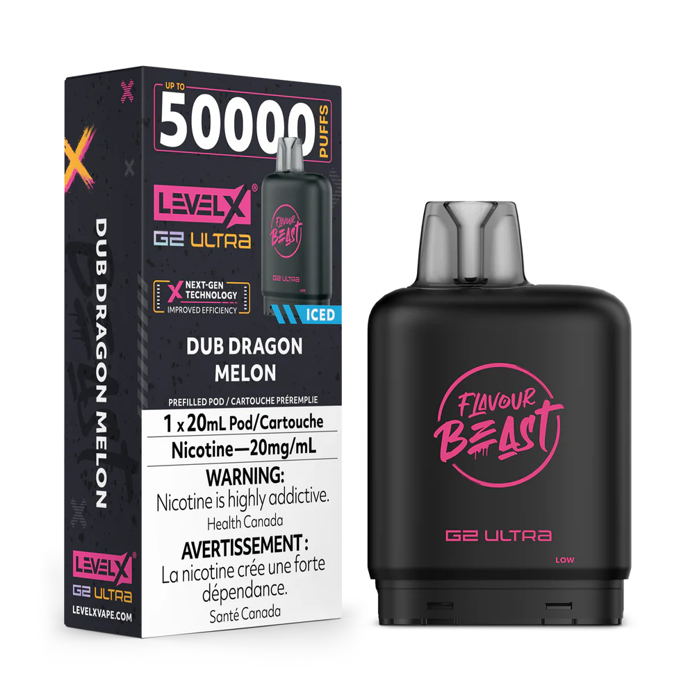 FLAVOUR BEAST G2 ULTRA POD 50K - DUB DRAGON MELON
