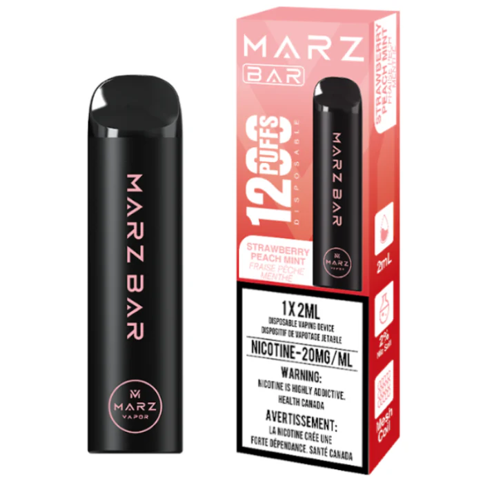 MARZ BAR 1200 - STRAWBERRY PEACH MINT