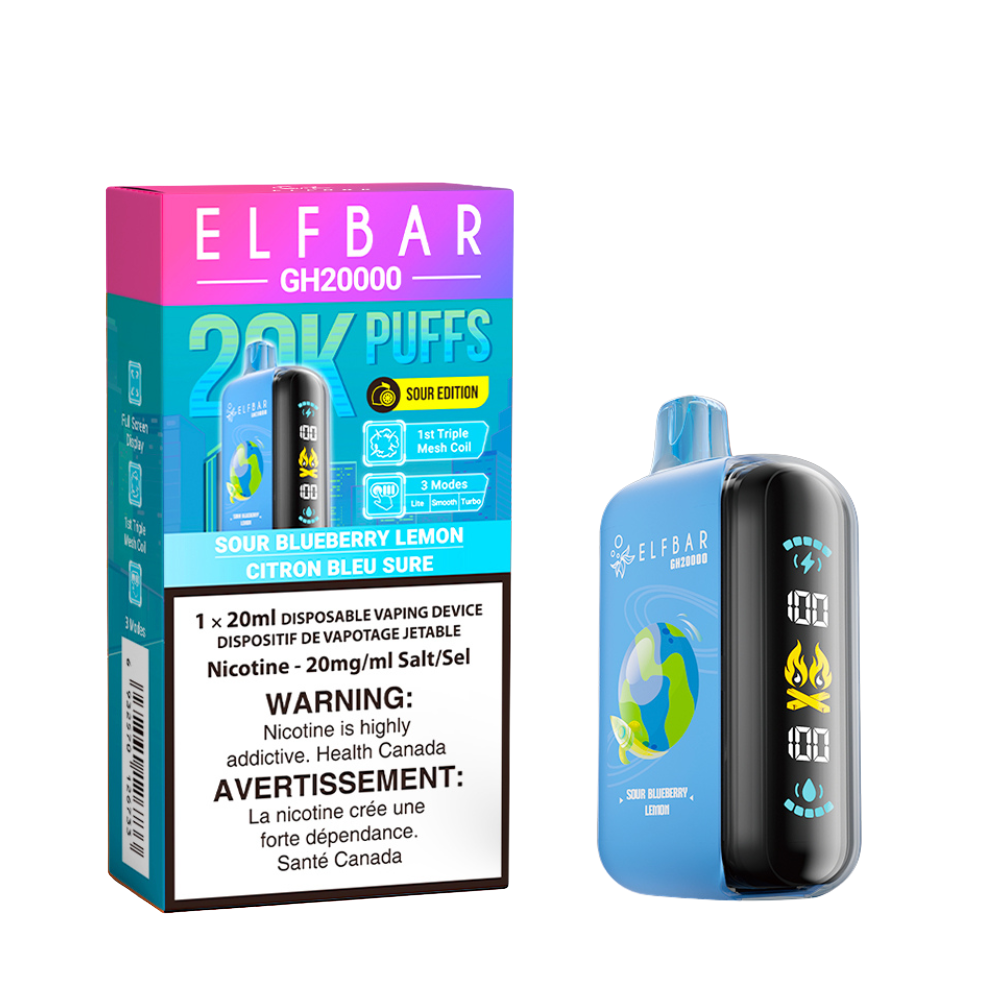 ELF BAR 20K - SOUR BLUEBERRY LEMON