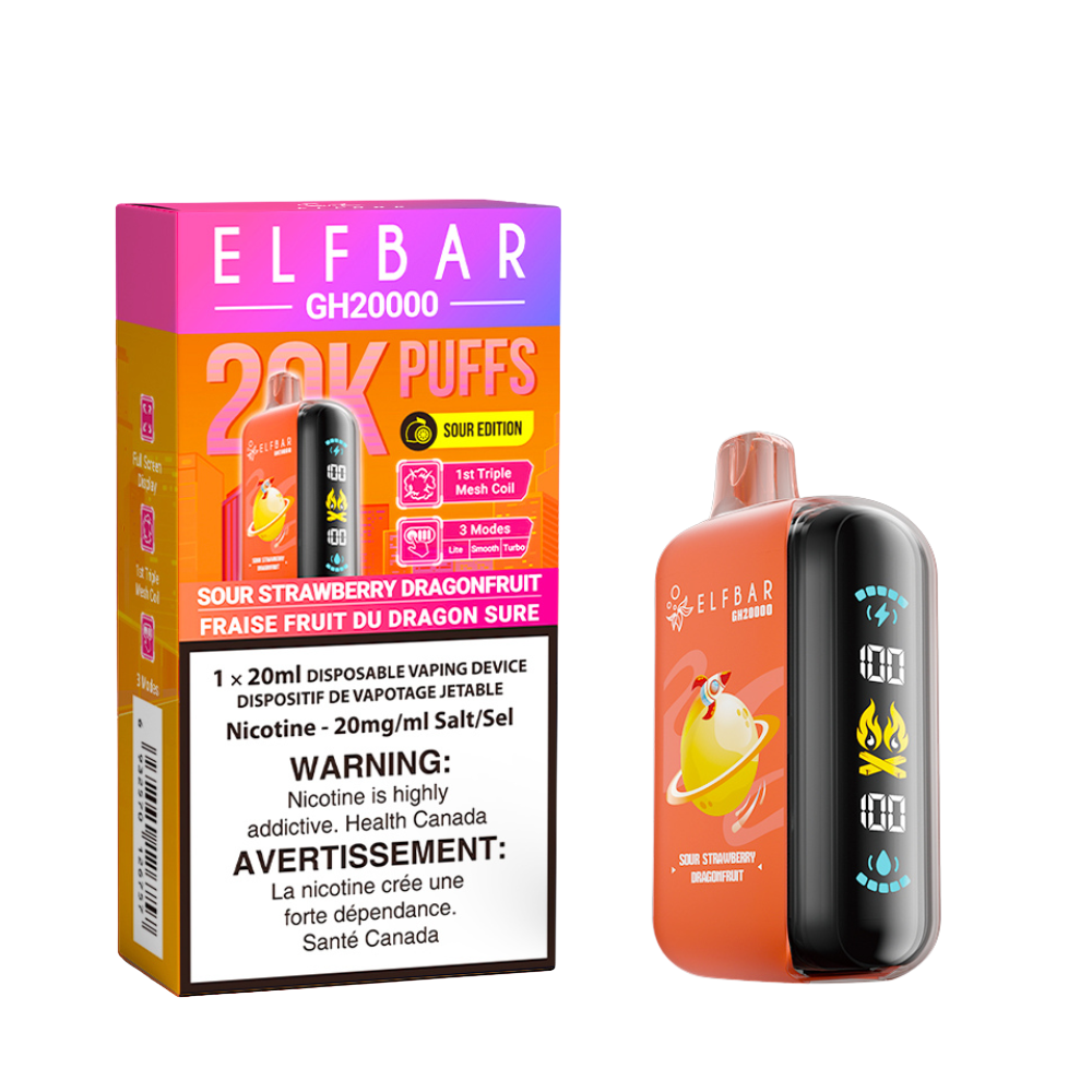 ELF BAR 20K - SOUR STRAWBERRY DRAGONFRUIT