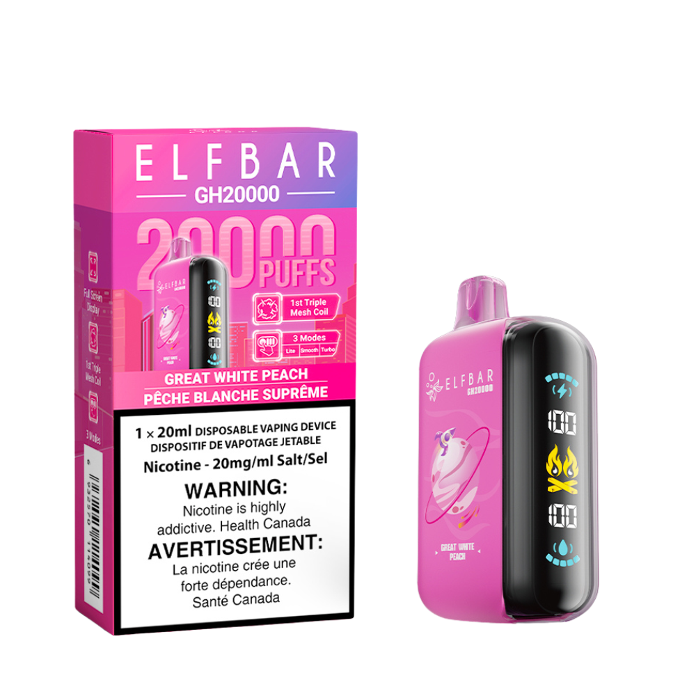 ELF BAR 20K - GREAT WHITE PEACH