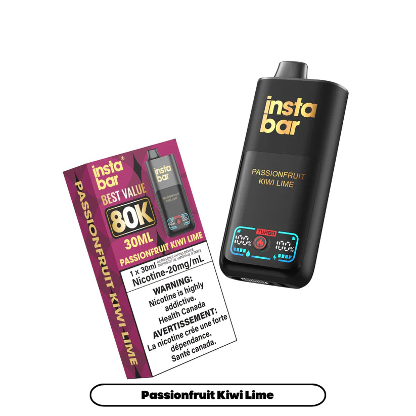 INSTABAR 80K - PASSIONFRUIT KIWI LIME