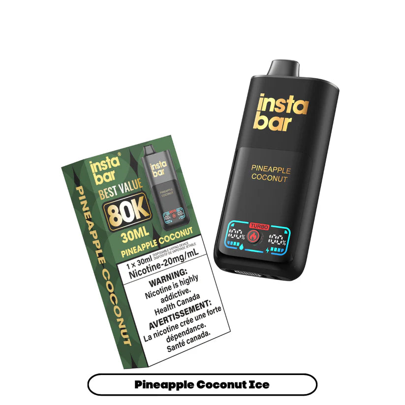 INSTABAR 80K - PINEAPPLE COCONUT ICE