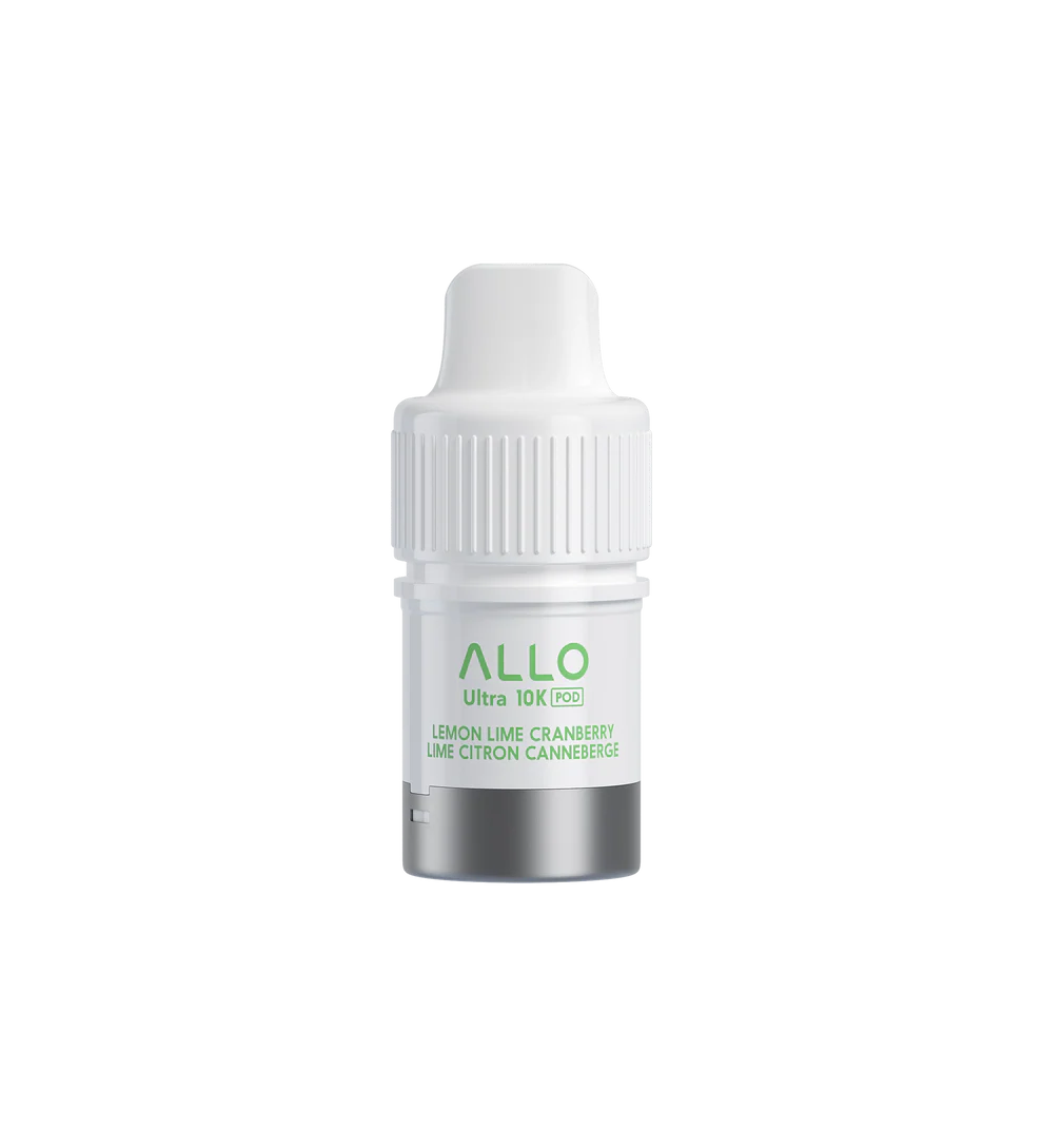 ALLO ULTRA 10K POD - LEMON LIME CRANBERRY