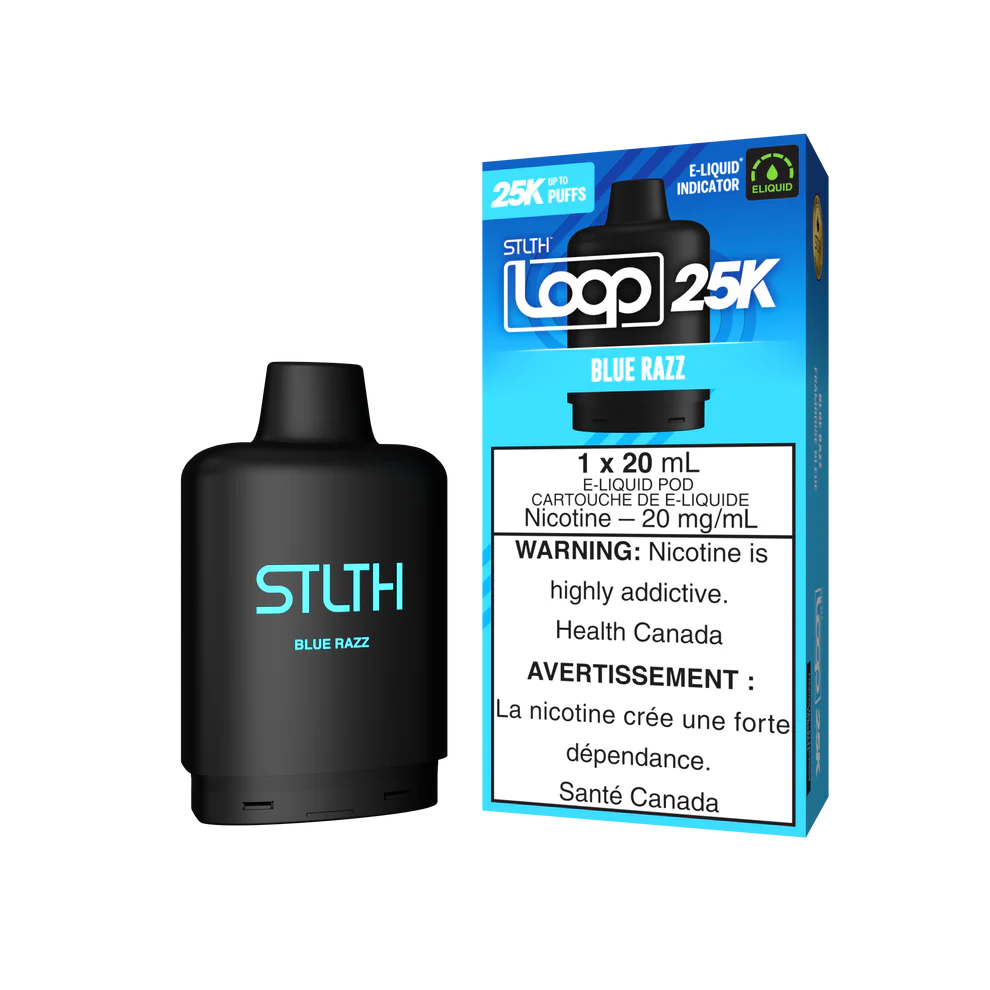 STLTH LOOP 25K POD - BLUE RAZZ