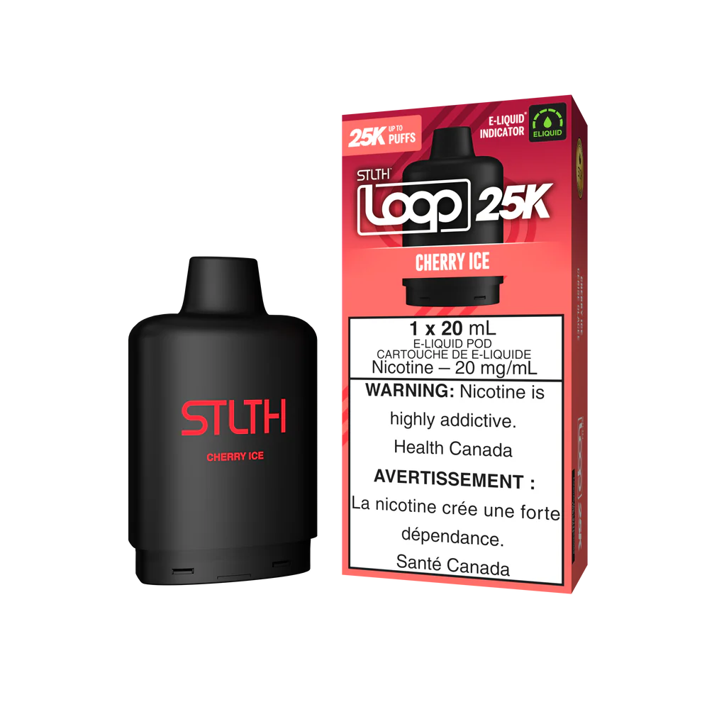 STLTH LOOP 25K POD - CHERRY ICE