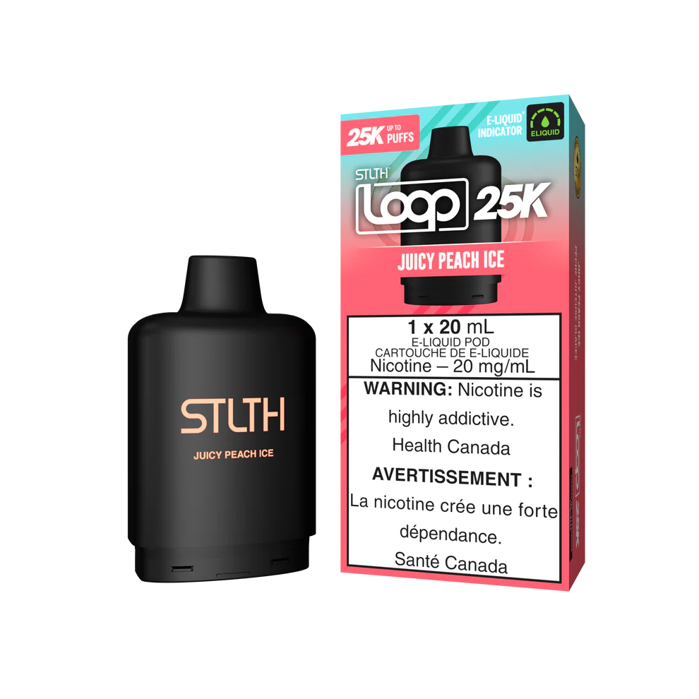 STLTH LOOP 25K POD - JUICY PEACH ICE