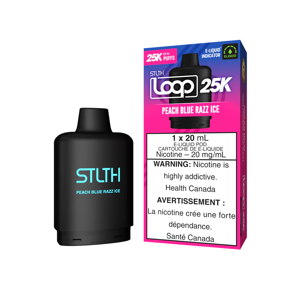 STLTH LOOP 25K POD - PEACH BLUE RAZZ ICE