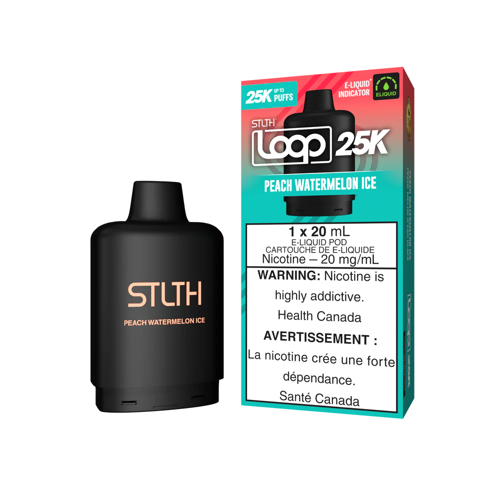 STLTH LOOP 25K POD - PEACH WATERMELON ICE
