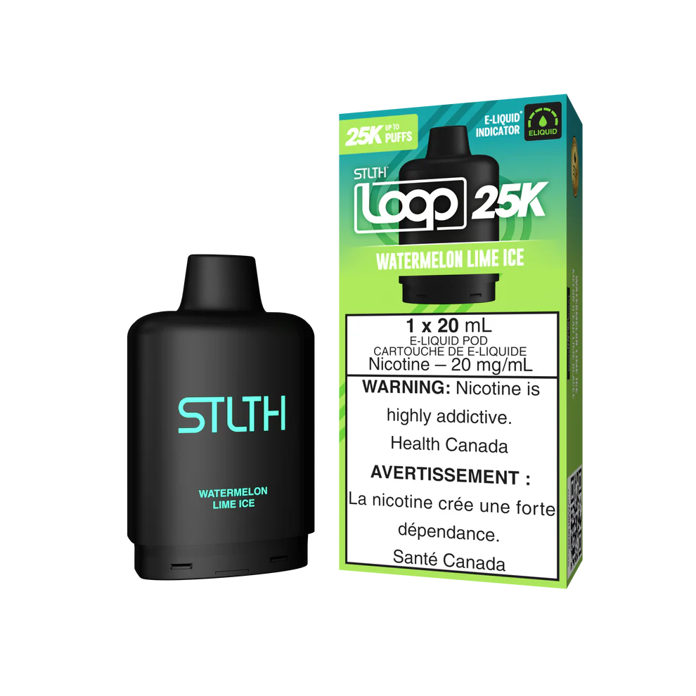 STLTH LOOP 25K POD - WATERMELON LIME ICE